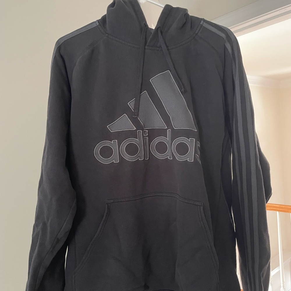 Men’s adidas sz large black hoodie